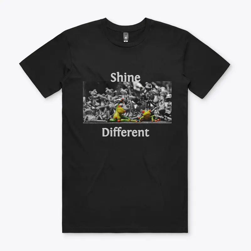 Funny frog shirt- Shine Different