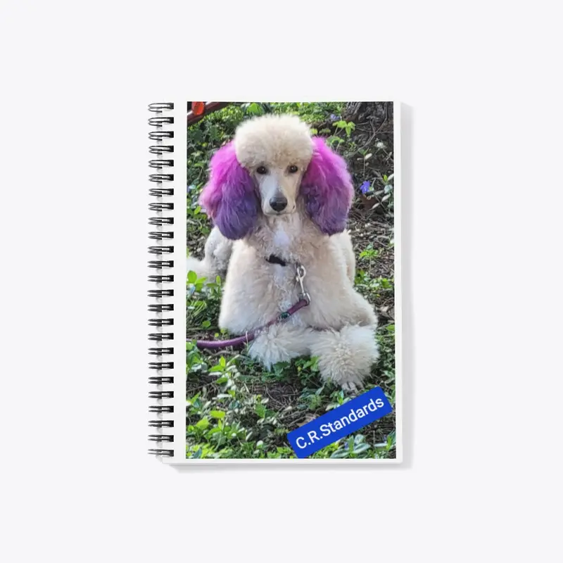 Spiral Poodle Notebook 